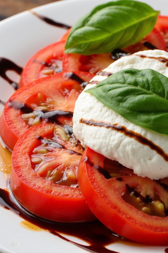 fresh italian caprese salad