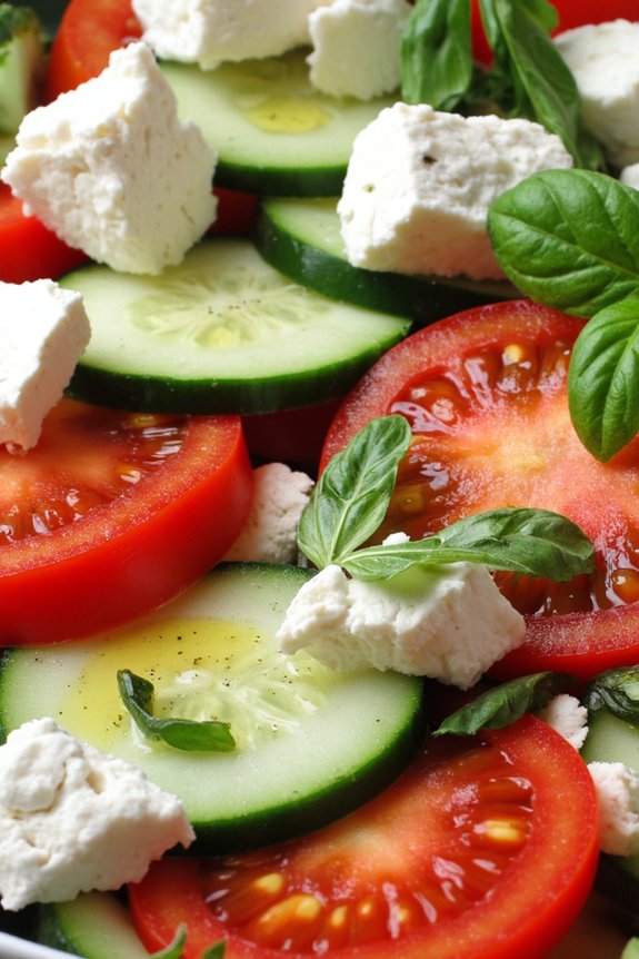 fresh mediterranean salad delight