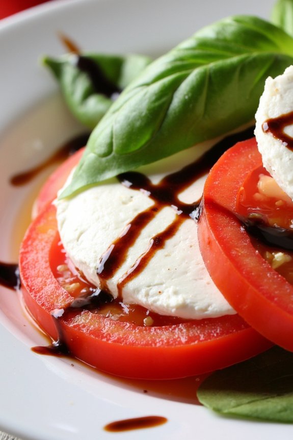 fresh summer caprese salad