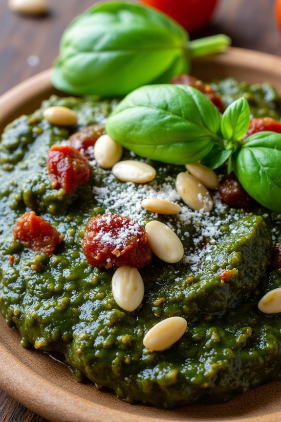 fresh tomato basil pesto recipe