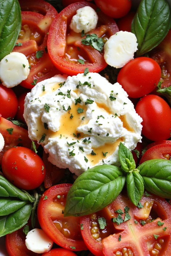fresh tomato herb salad