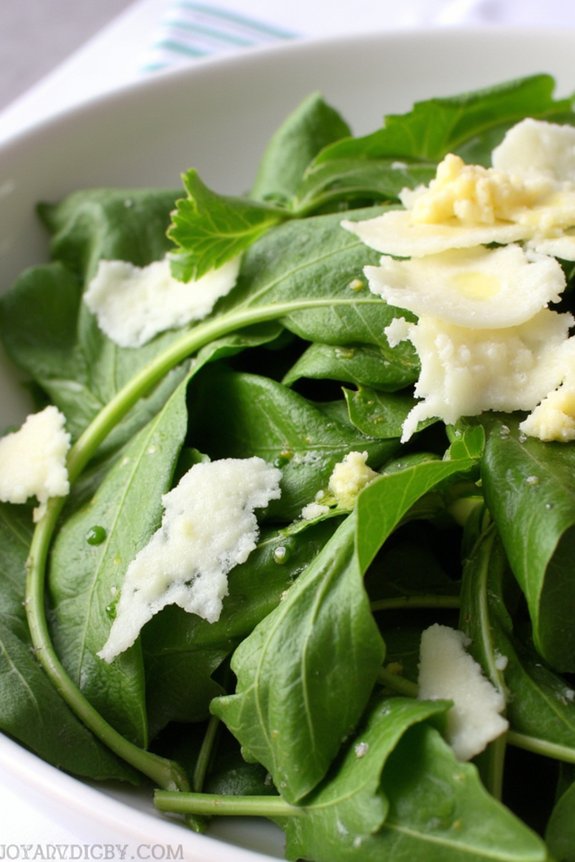 fresh vibrant arugula salad