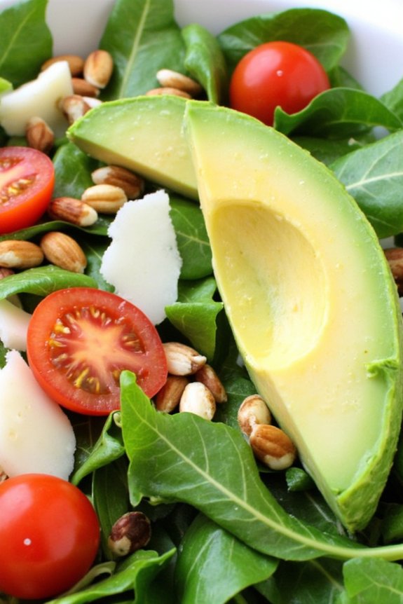 fresh vibrant arugula salad