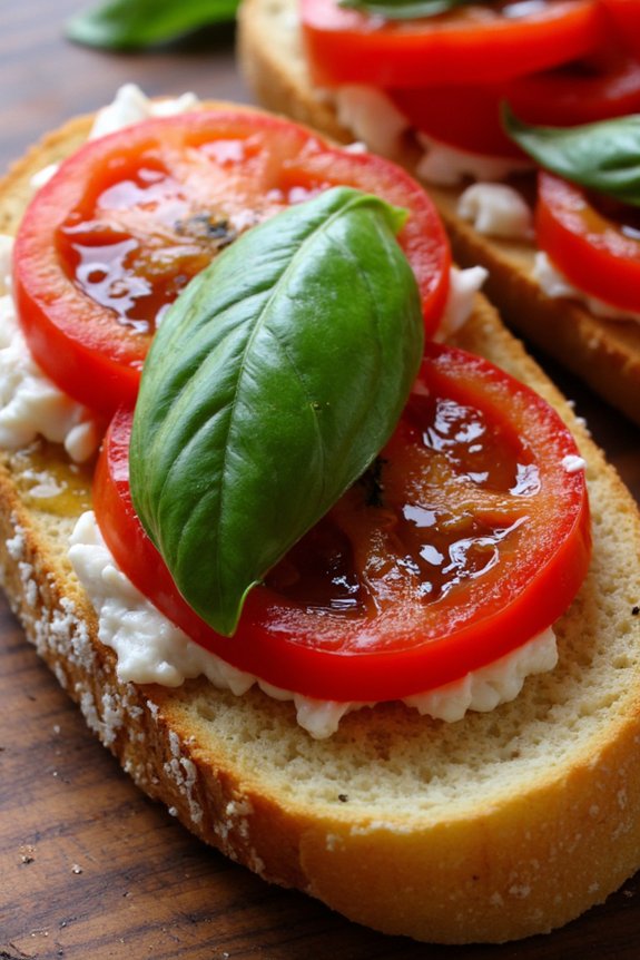fresh vibrant italian appetizer
