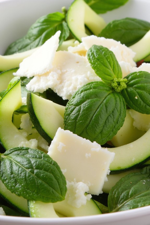 fresh vibrant summer salad