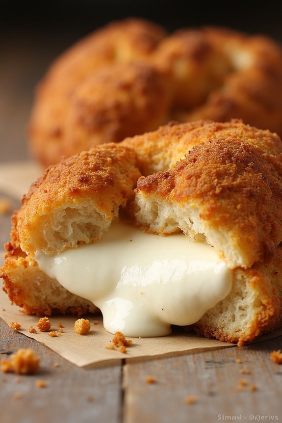 fried mozzarella sandwich delight