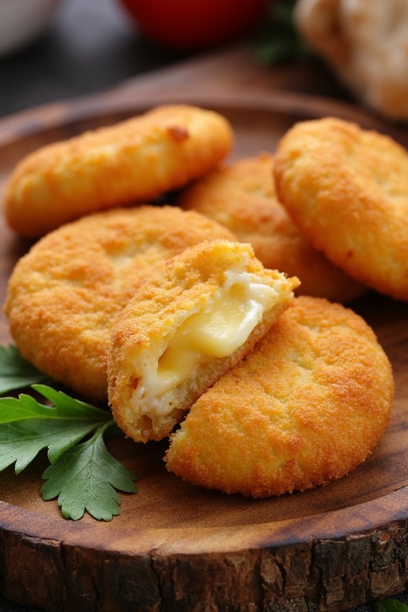 fried pasta fritters recipe