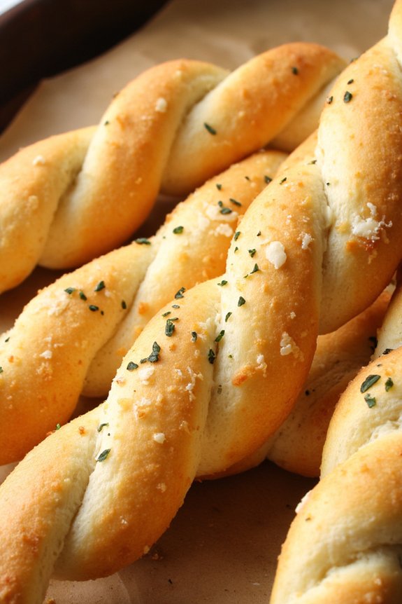 garlic butter breadstick recipe