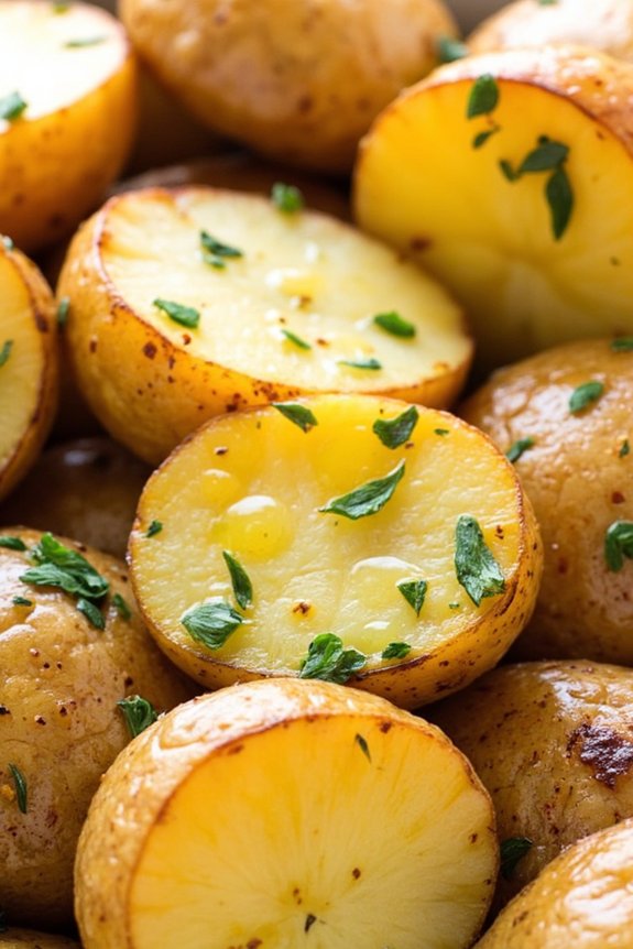 garlic herb roasted potatoes