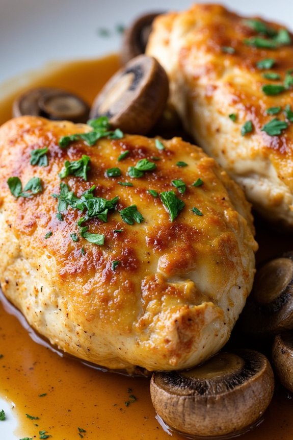 garlic infused chicken marsala recipe