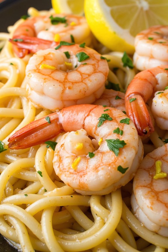 garlic lemon shrimp scampi recipe