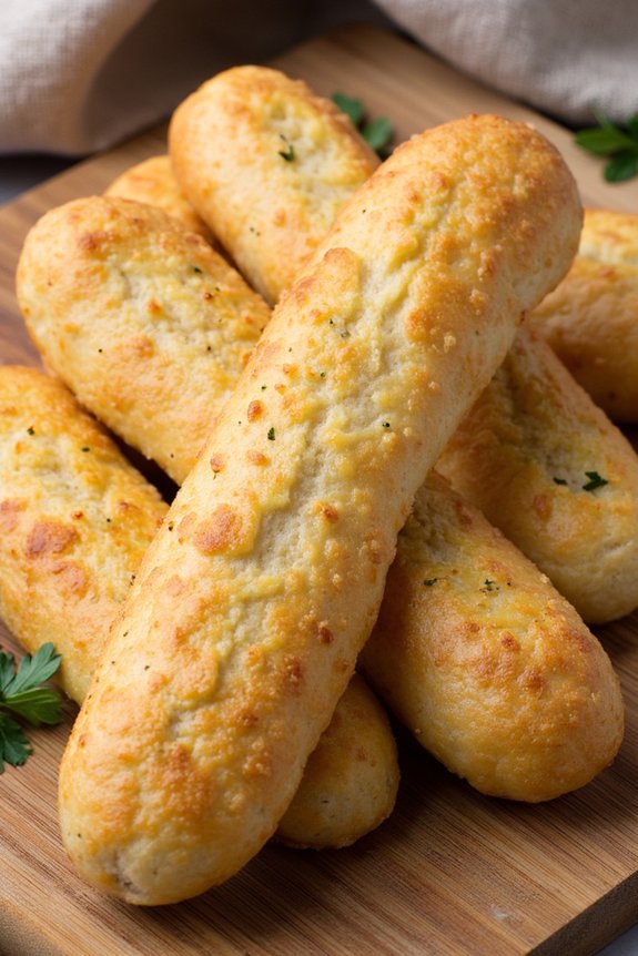 garlic parmesan breadsticks recipe