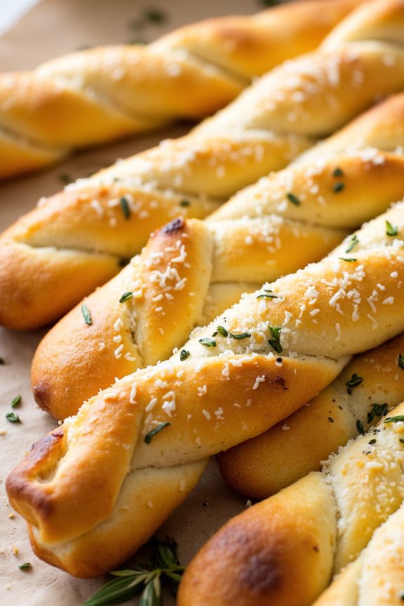 garlic parmesan breadsticks recipe