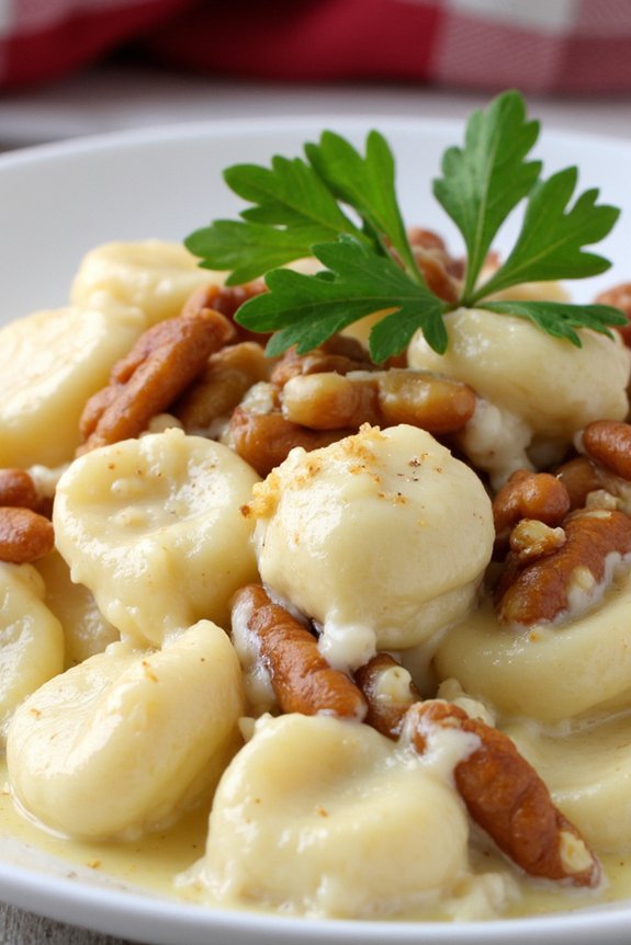gnocchi with gorgonzola sauce