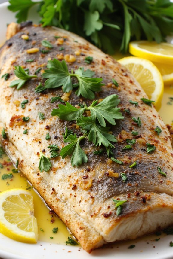 grilled branzino with herbs