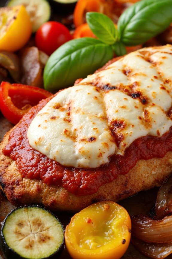 grilled chicken parmesan delight