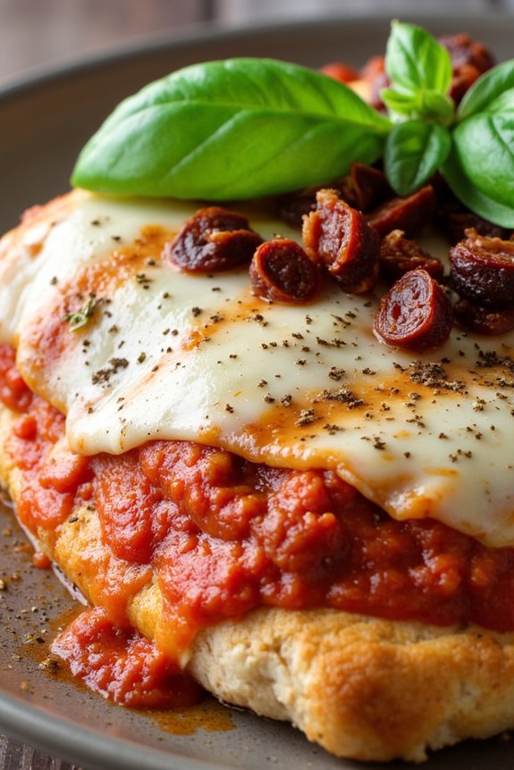 grilled chicken parmesan delight