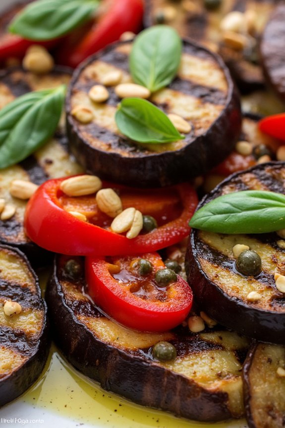 grilled eggplant italian appetizer