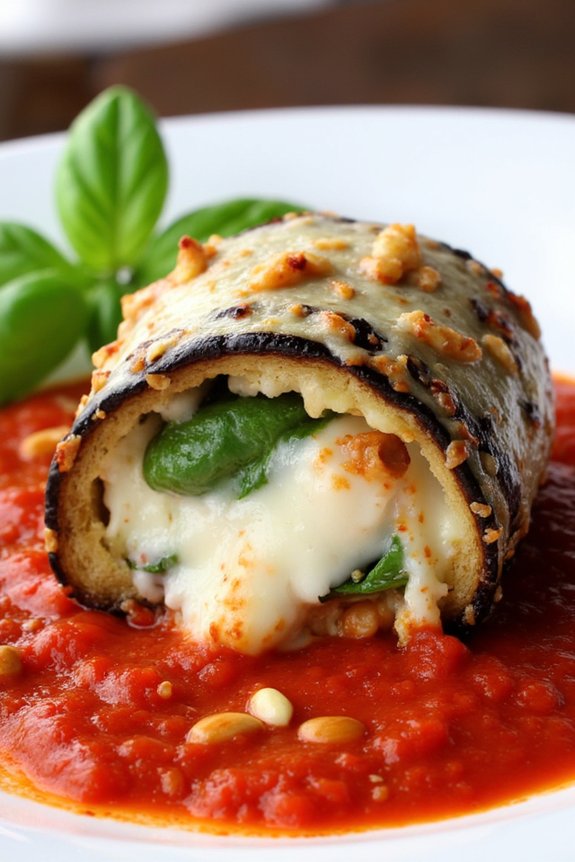 grilled eggplant rollatini recipe