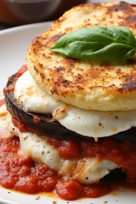 grilled eggplant summer dish