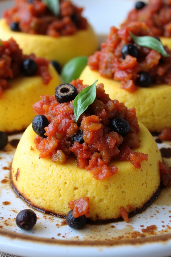 grilled polenta with tapenade
