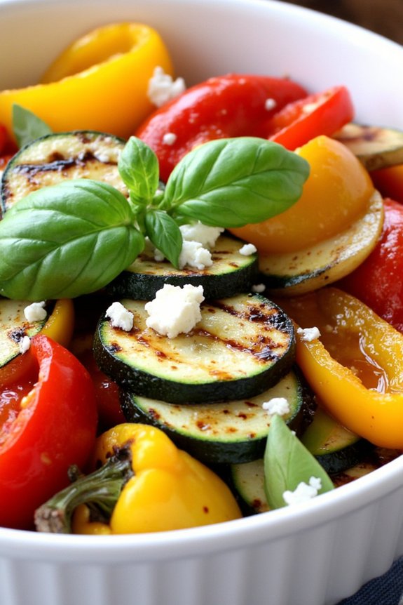 grilled vegetable salad delight