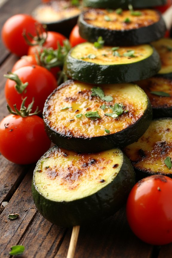 grilled vegetable skewers delight