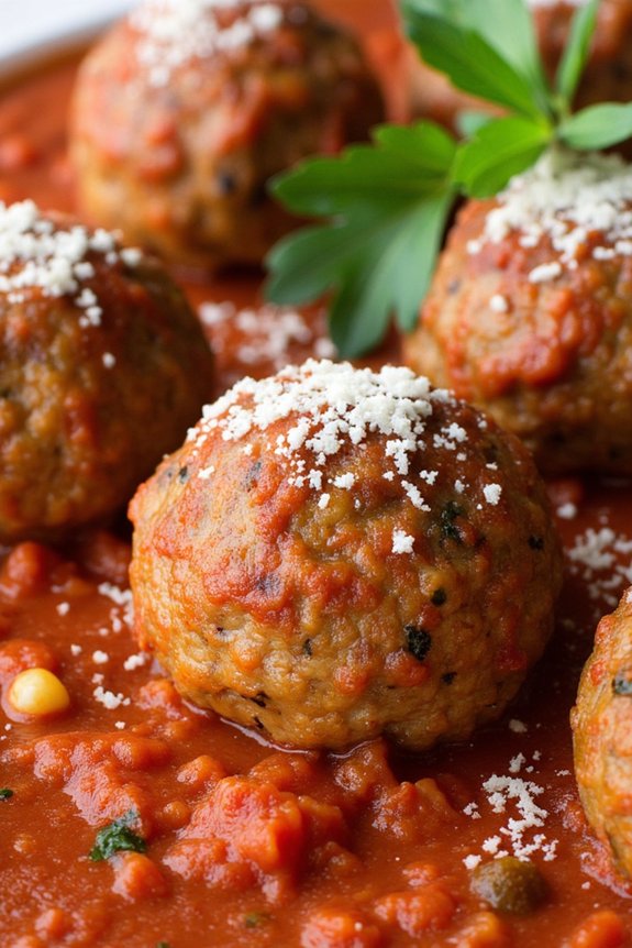 healthy ground turkey meatballs