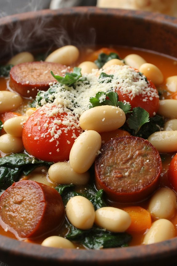 heartwarming tuscan sausage stew