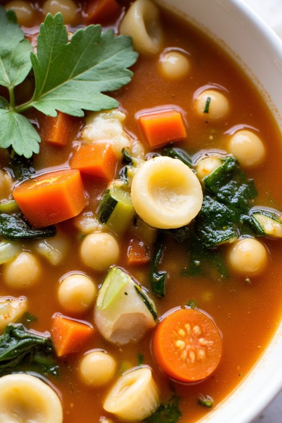 hearty chickpea vegetable soup