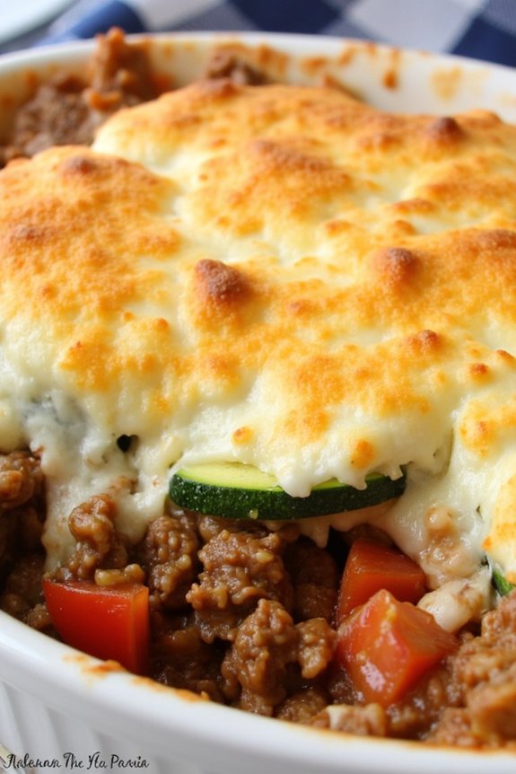 hearty italian beef casserole