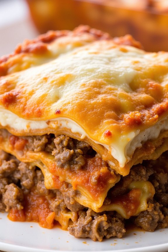 hearty italian beef lasagna