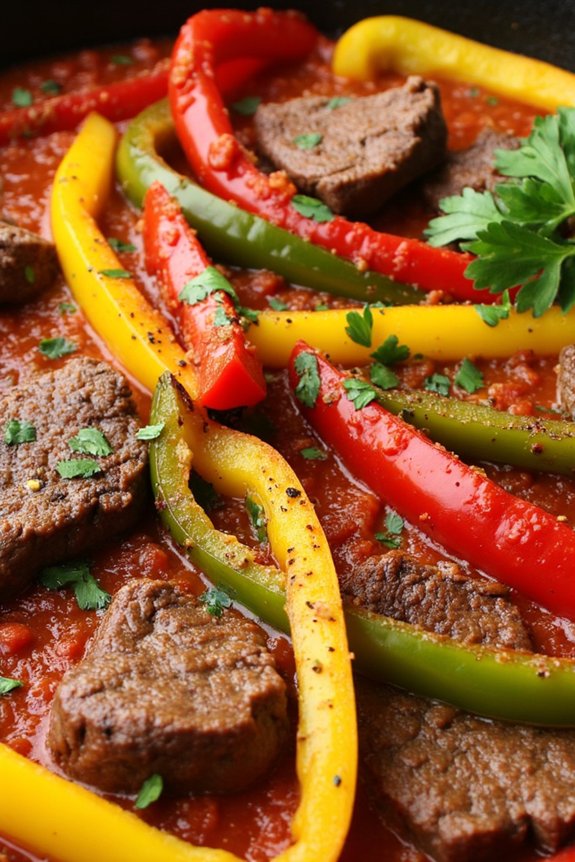 hearty italian beef skillet