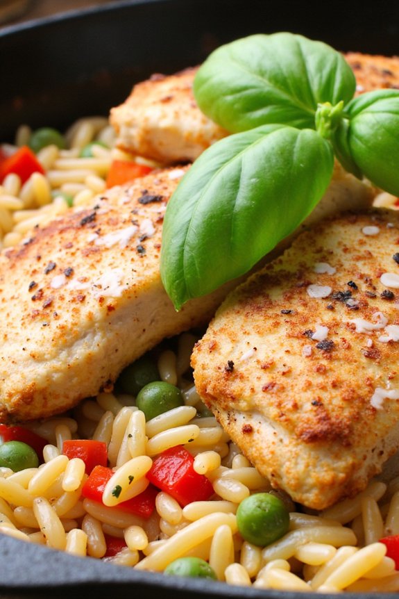 hearty italian chicken skillet