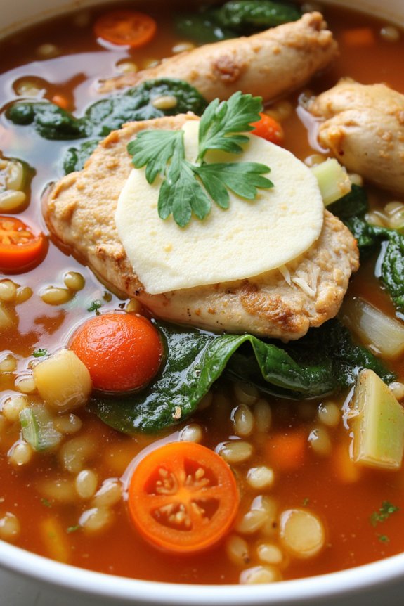 hearty italian chicken soup