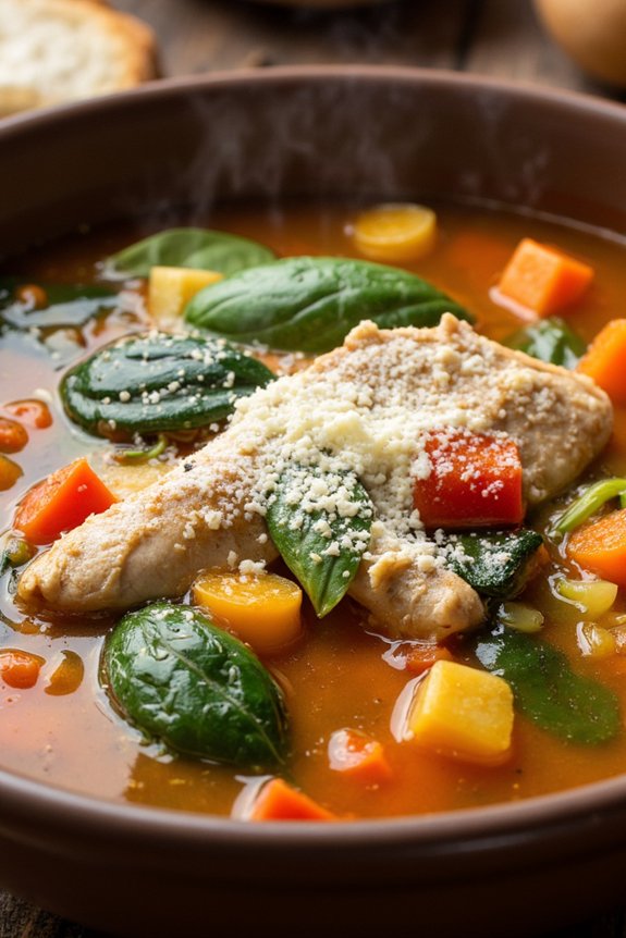 hearty italian chicken soup