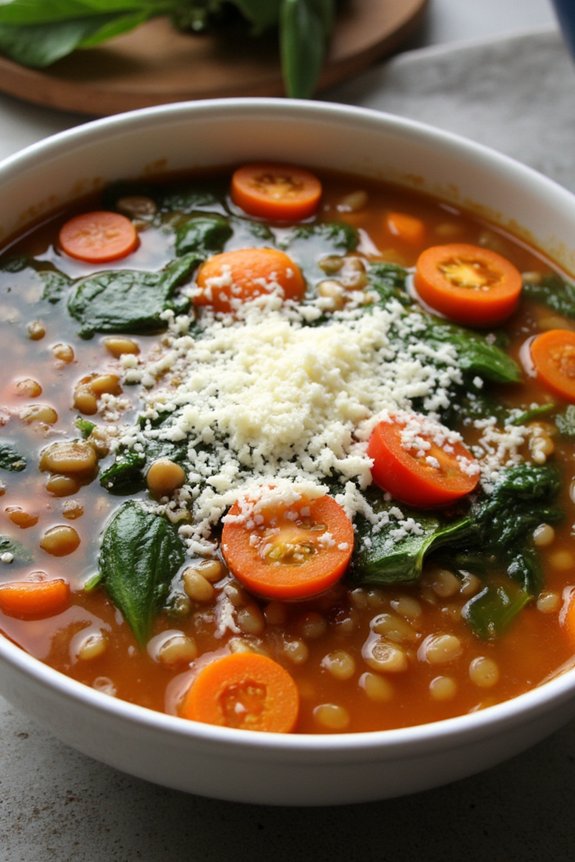 hearty italian lentil soup