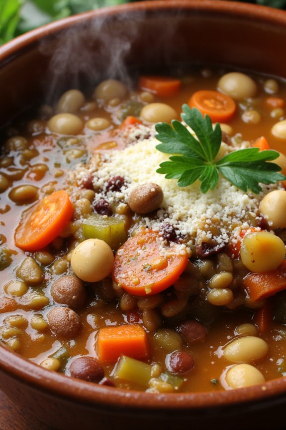 hearty italian lentil soup