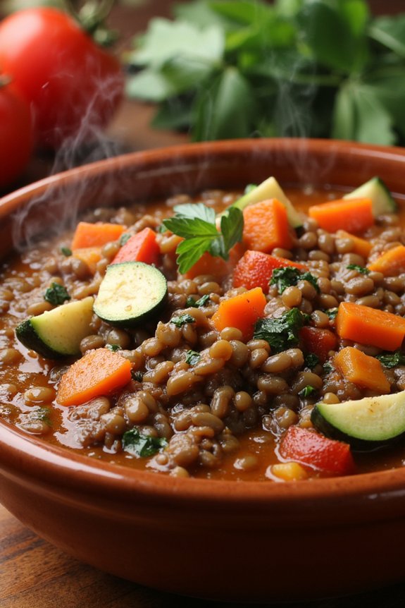 hearty italian lentil stew