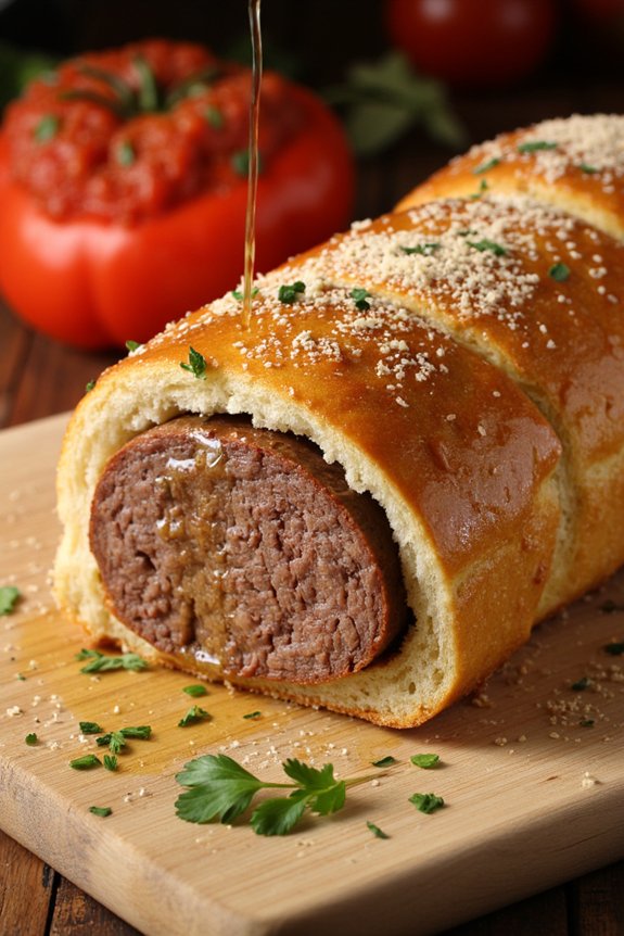 hearty italian meatloaf delight