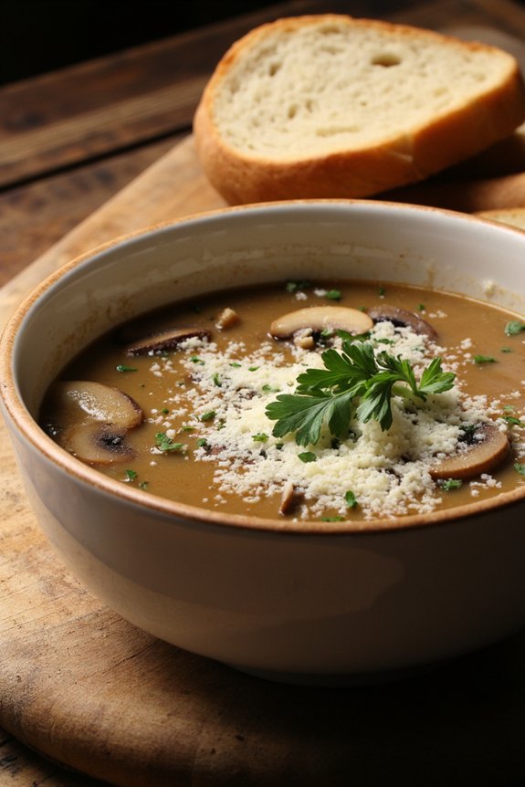 hearty italian mushroom soup