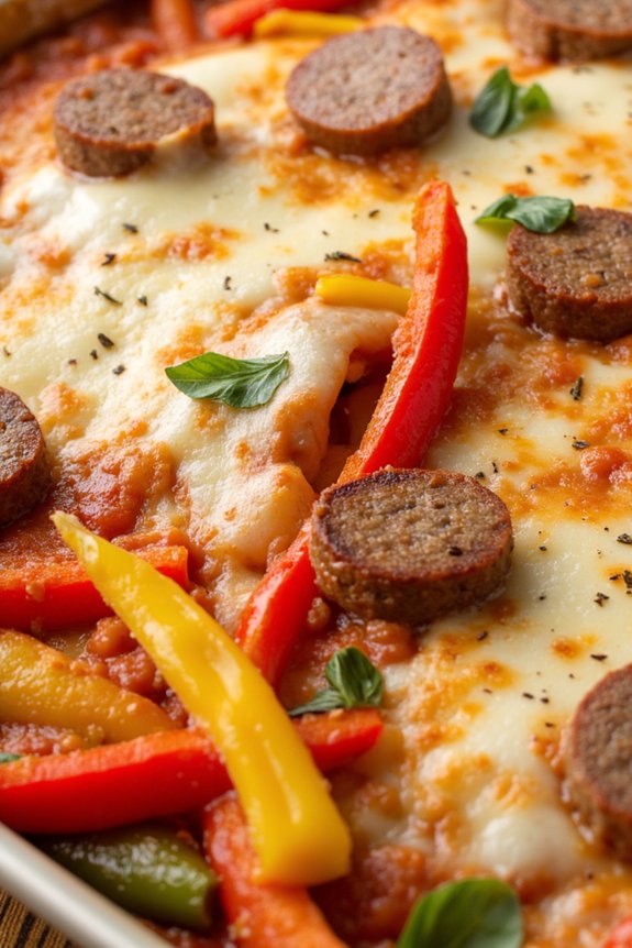 hearty italian sausage casserole