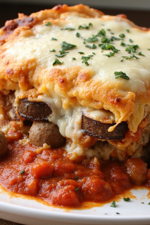 hearty italian sausage casserole