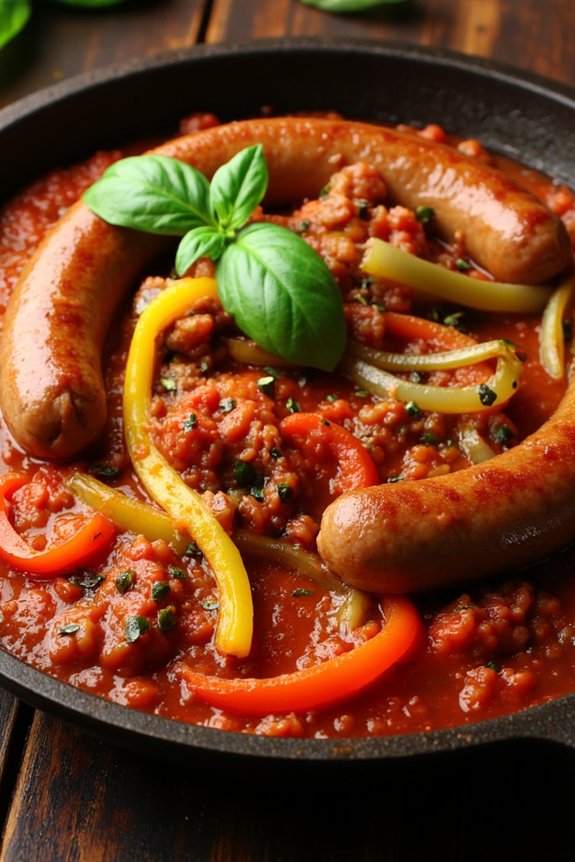 hearty italian sausage feast
