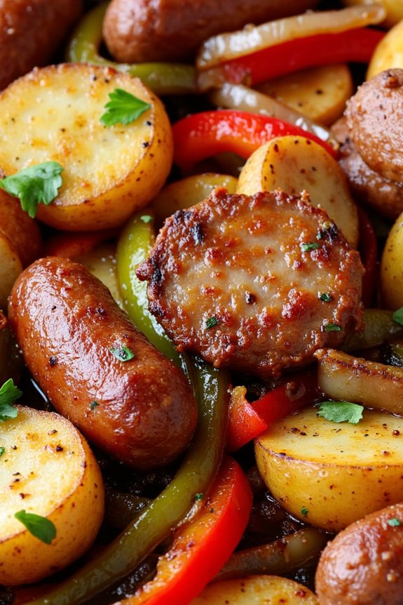 hearty italian sausage skillet