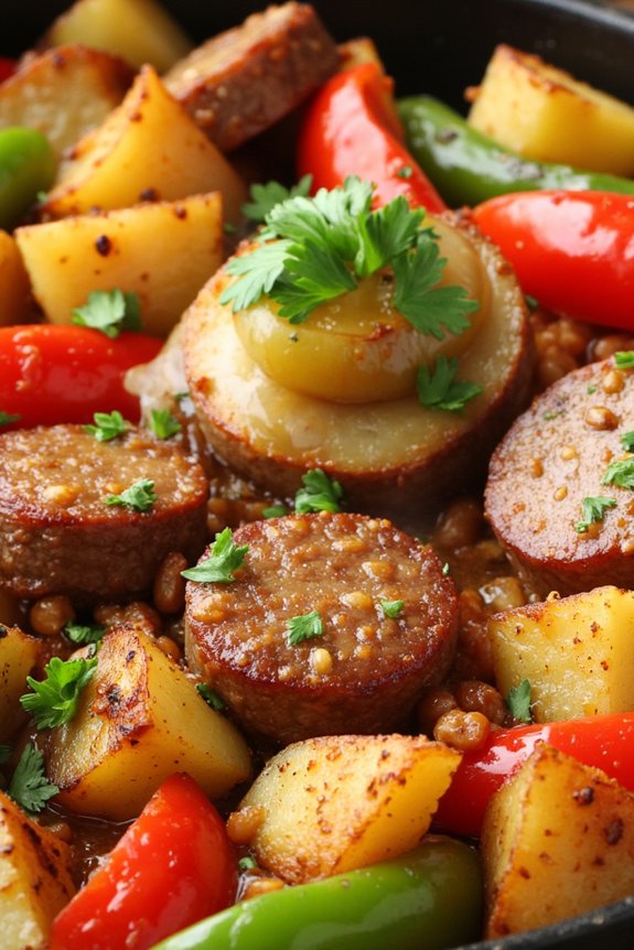 hearty italian sausage skillet