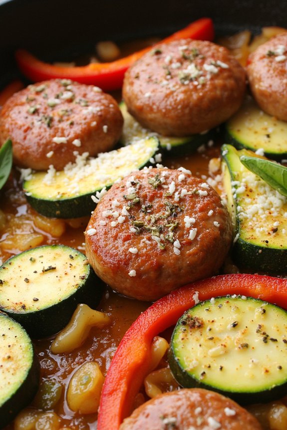 hearty italian sausage skillet