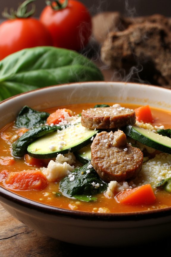 hearty italian sausage soup