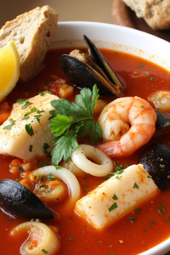 hearty italian seafood soup