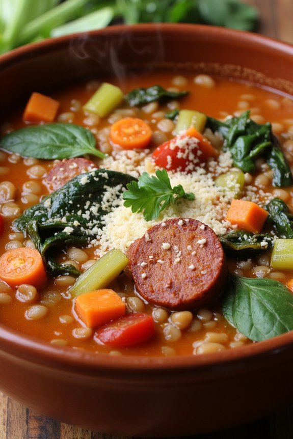hearty lentil soup recipe